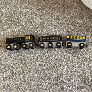 Polar Express Wooden Train Set